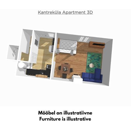 Kantrekuela Apartment Viljandi  Dış mekan fotoğraf