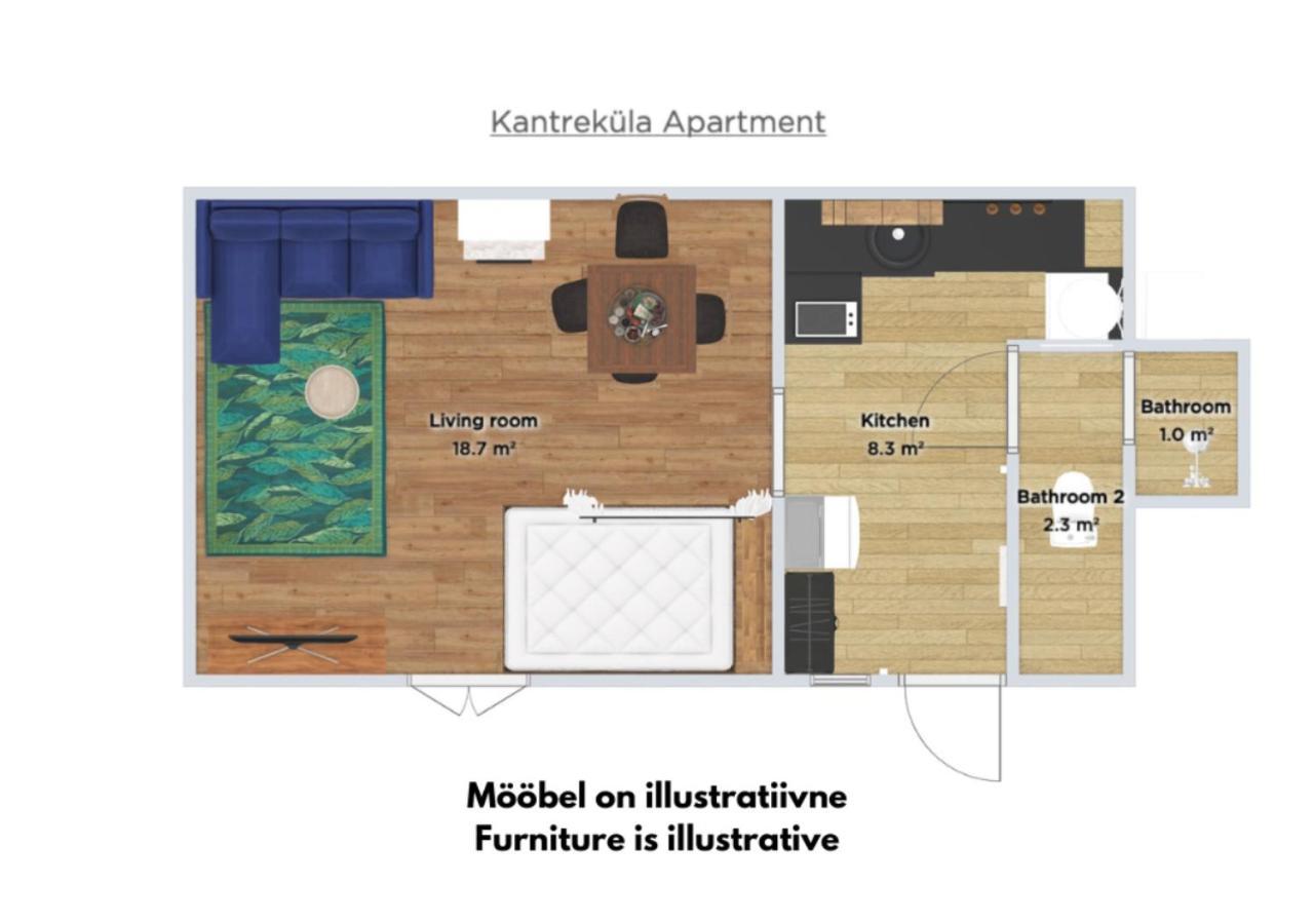 Kantrekuela Apartment Viljandi  Dış mekan fotoğraf